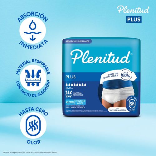Ropa Interior Desechable Plenitud Protect Plus x 8 un
