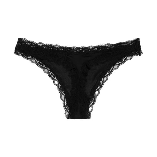 Colaless Wav Lisa con Encaje Borde Negro