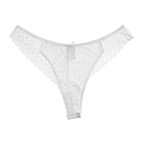 Colaless Wav Encaje Costado Blanco