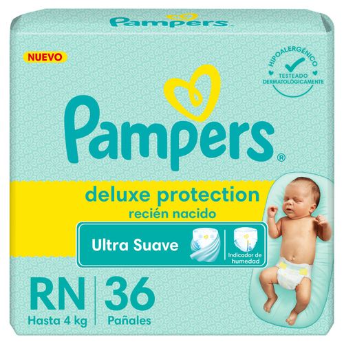 Pañal Pampers Deluxe Prot Recién Nacido x 36 un