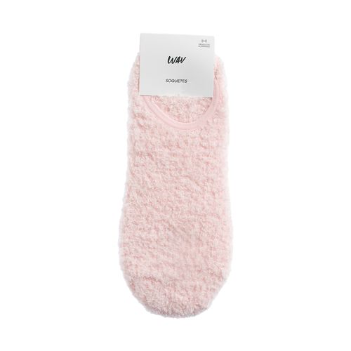 Medias Wav Soquetes Chenille Rosa M24