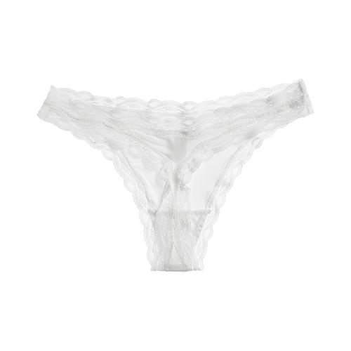 Colaless Wav Lisa con Encaje Borde Blanco