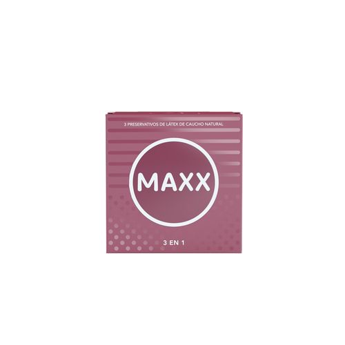 Preservativo Maxx 3 en 1 x 3 un