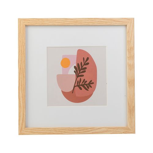 Cuadro Marco Madera Clara Boho Simplicity Deco