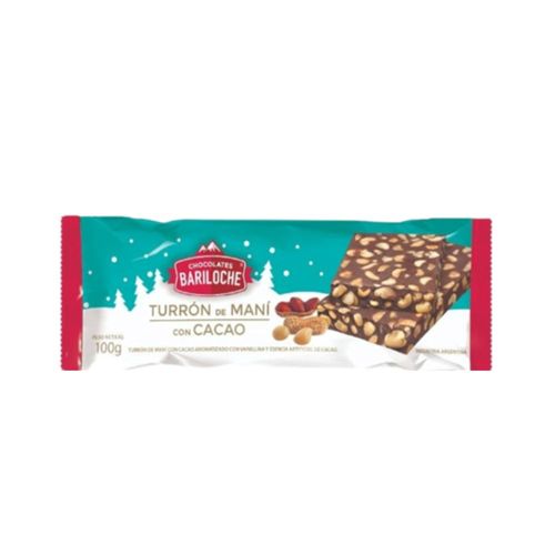 Caja Turrón de Almendras Bariloche Banado 100 g x 24 un