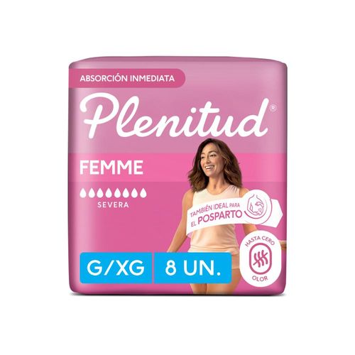 Ropa Interior Plenitud Femme Pant G/XG x 8 un