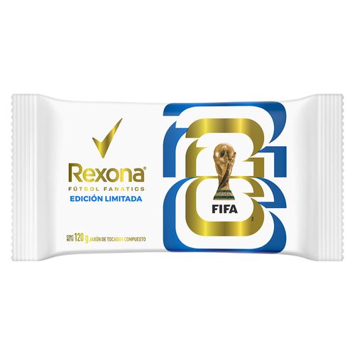 Jabón en Barra Rexona Fútbol Fanatics x 120 g