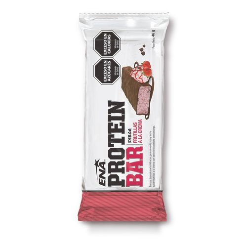 Barra Protéica Ena Protein Bar Sabor Frutilla a la Crema x 46 g
