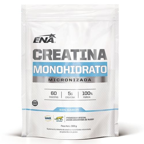 Suplemento Deportivo Ena Creatina Monohidrato en Polvo x 300 g