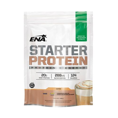 Suplemento Deportivo Ena Starter Protein Sabor a Café con Leche x 400 g