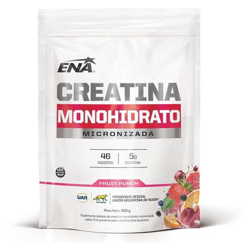 Suplemento Dietario Ena Creatina Micronizada Sabor a Fruit Punch x 300 g