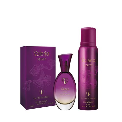 Combo Valeria Mazza Velvet EDT x 60 ml + Desodorante x 123 ml