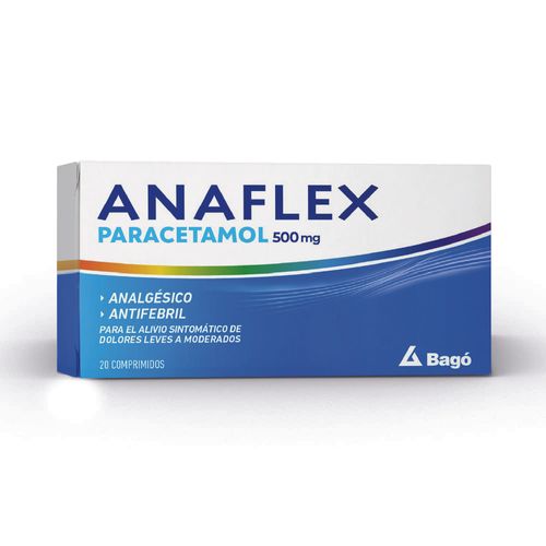 Anaflex Paracetamol 500 mg x 20 Comp