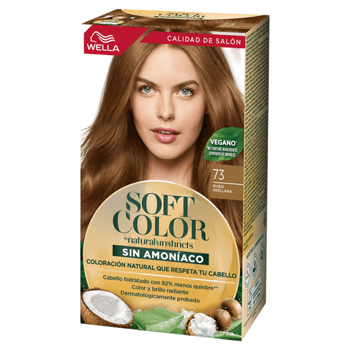 Kit Coloración Wella Soft Color 73 Avellana