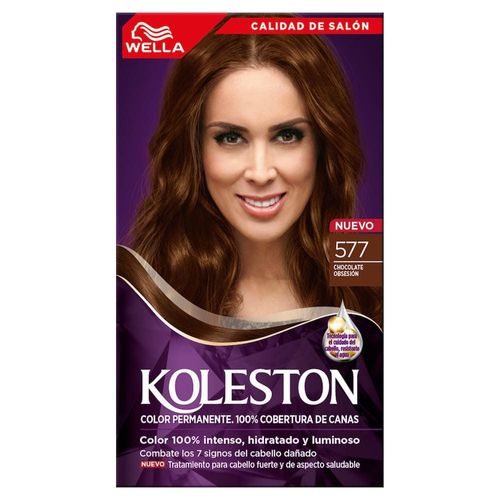 Kit Coloración Permanente Koleston 577 Chocolate Obsesion
