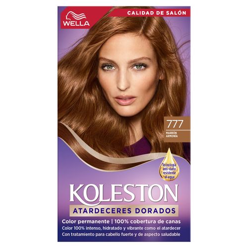 Kit de Coloración Wella Koleston 777 Marrón Armonía
