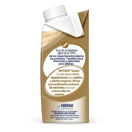 Suplemento Nutricional Nestle Nutren Senior Vainilla x 200 ml