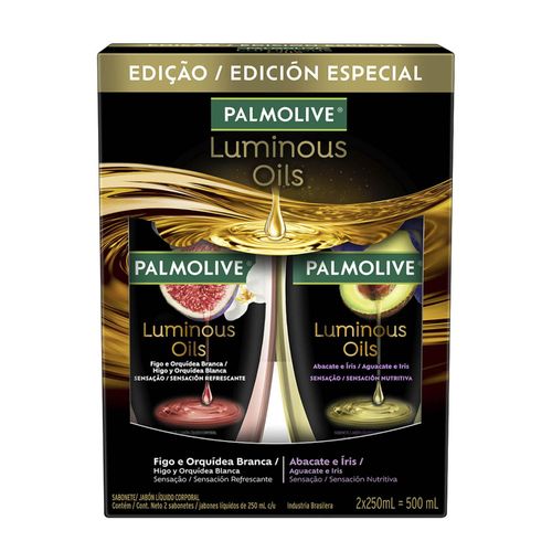 Jabón Líquido Palmolive Corporal Luminous Oils x 2 un