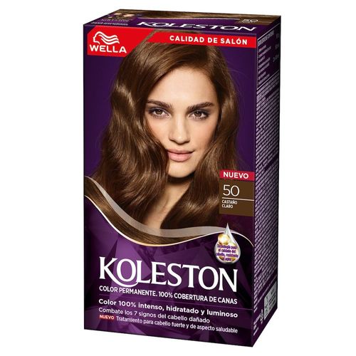 Kit de Coloración Koleston Color Intenso y Duradero 50 Castaño