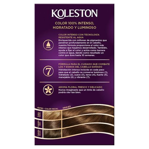 Kit de Coloración Koleston Color Intenso y Duradero 50 Castaño