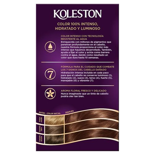 Kit Coloración Permanente Koleston 55 Caoba Claro Deseo