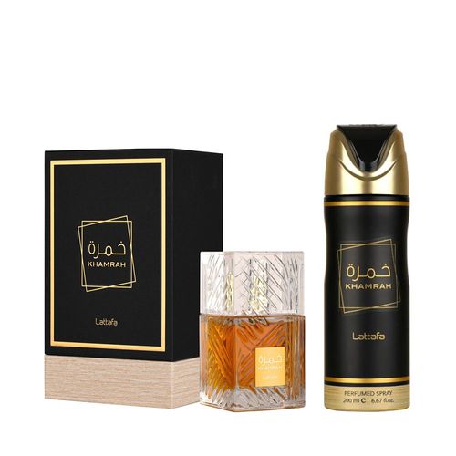 Combo Lattafa Khamrah EDP x 100 ml + Desodorante