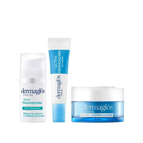 Kit Facial Dermaglós Ultra Hidratación + Sérum Niacinamida