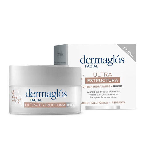 Crema Facial Dermaglós Hidratante de Noche Ultra Estructura x 50 g