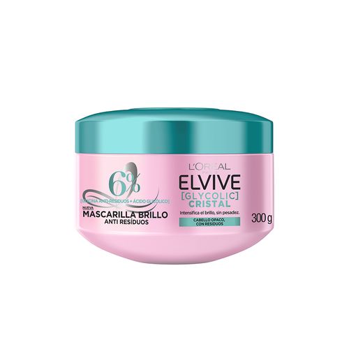 Mascarilla Elvive Glycolic Cristal x 300 g