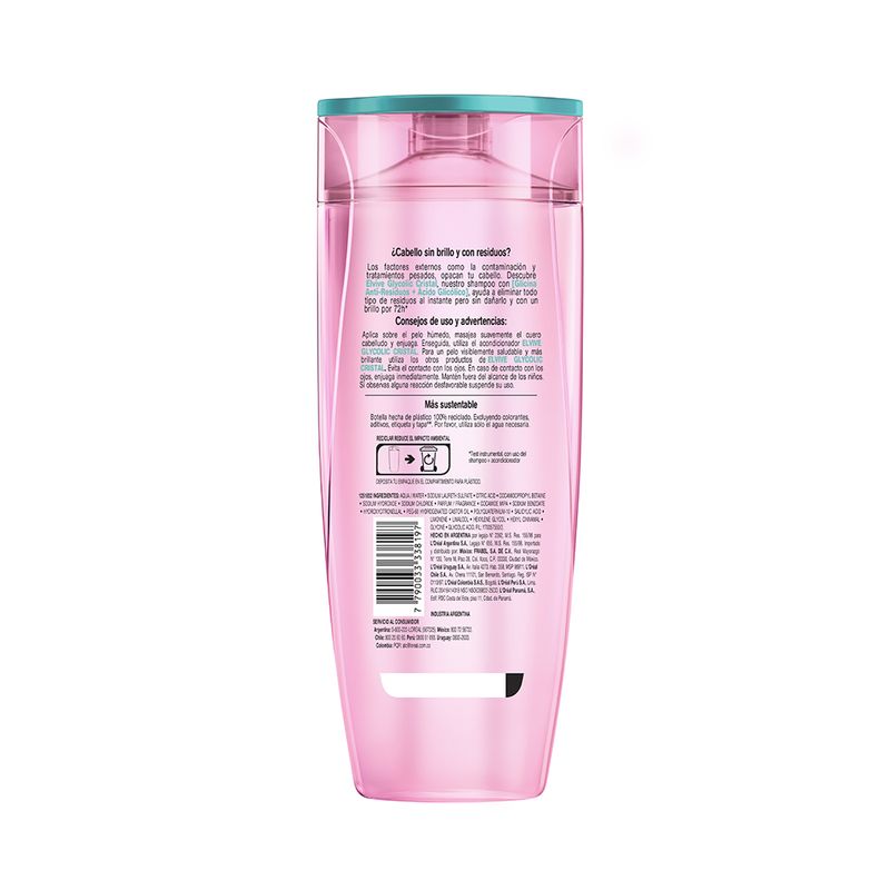 shampoo-elvive-glycolic-cristal-x-400-ml