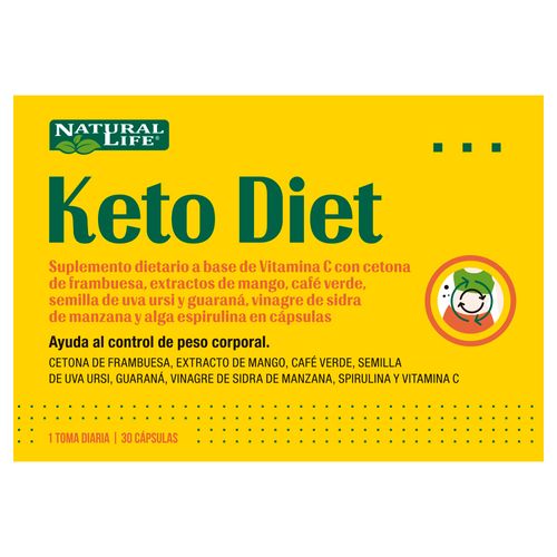 Suplemento Dietario Natural Life Keto Diet x 30 Cápsulas