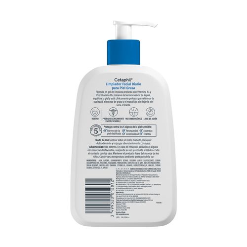 Loción Facial Limpiadora Cetaphil para Piel Grasa x 236 ml
