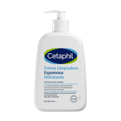 Crema Limpiadora Cetaphil Espuma Hidratante x 473 ml