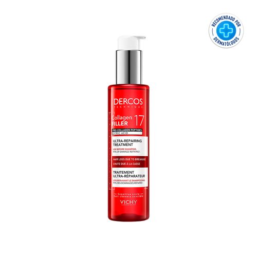 Tratamiento Vichy Pre-Shampoo Dercos Collagen 17 x 150 ml