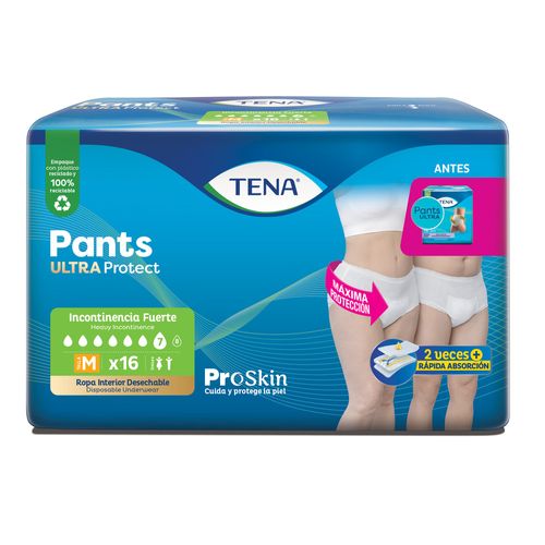 Ropa Interior Tena Pants Ultra Protect M x 16 un