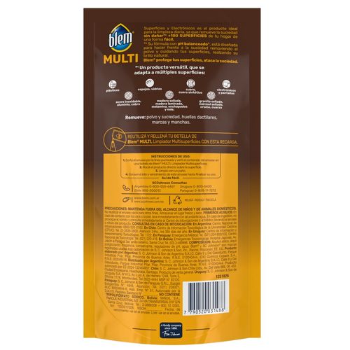 Limpiador Multisuperficies y Electrónicos Blem Citrus x 400 ml