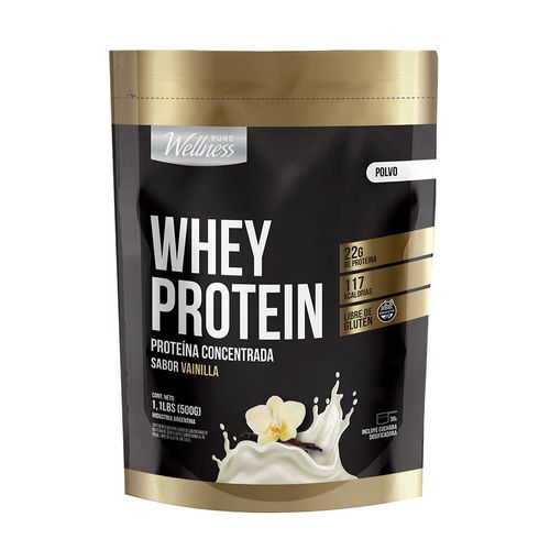 Suplemento Deportivo Pure Wellness Whey Protein Vainilla x 500 g