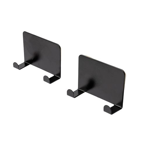 Gancho Metal Negro Doble Simplicity Home Ola 11