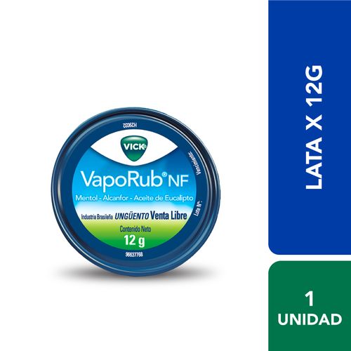 Vick Vaporub Ungüento Lata x 12 g