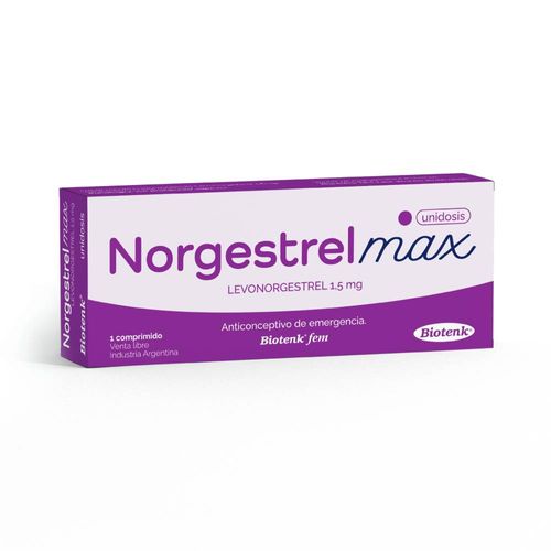 Norgestrel Max Unidosis x 1 Comp