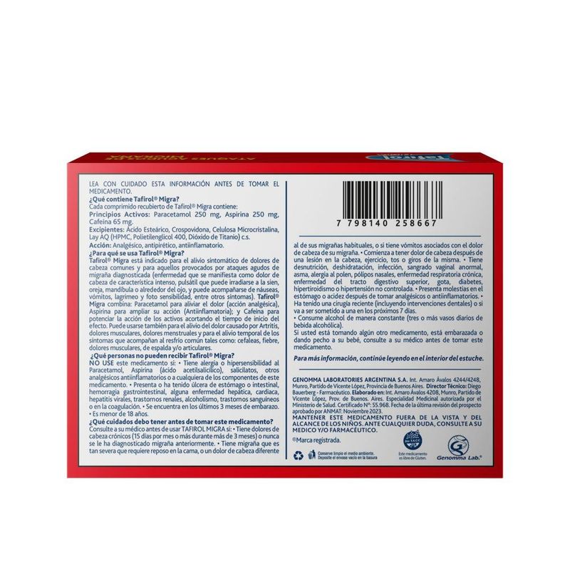 tafirol-migra-x-10-comprimidos