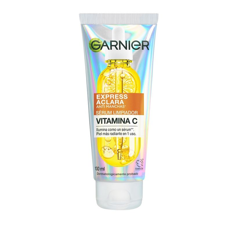 sérum-limpiador-facial-garnier-express-aclara-con-vitamina-c-x-100-ml