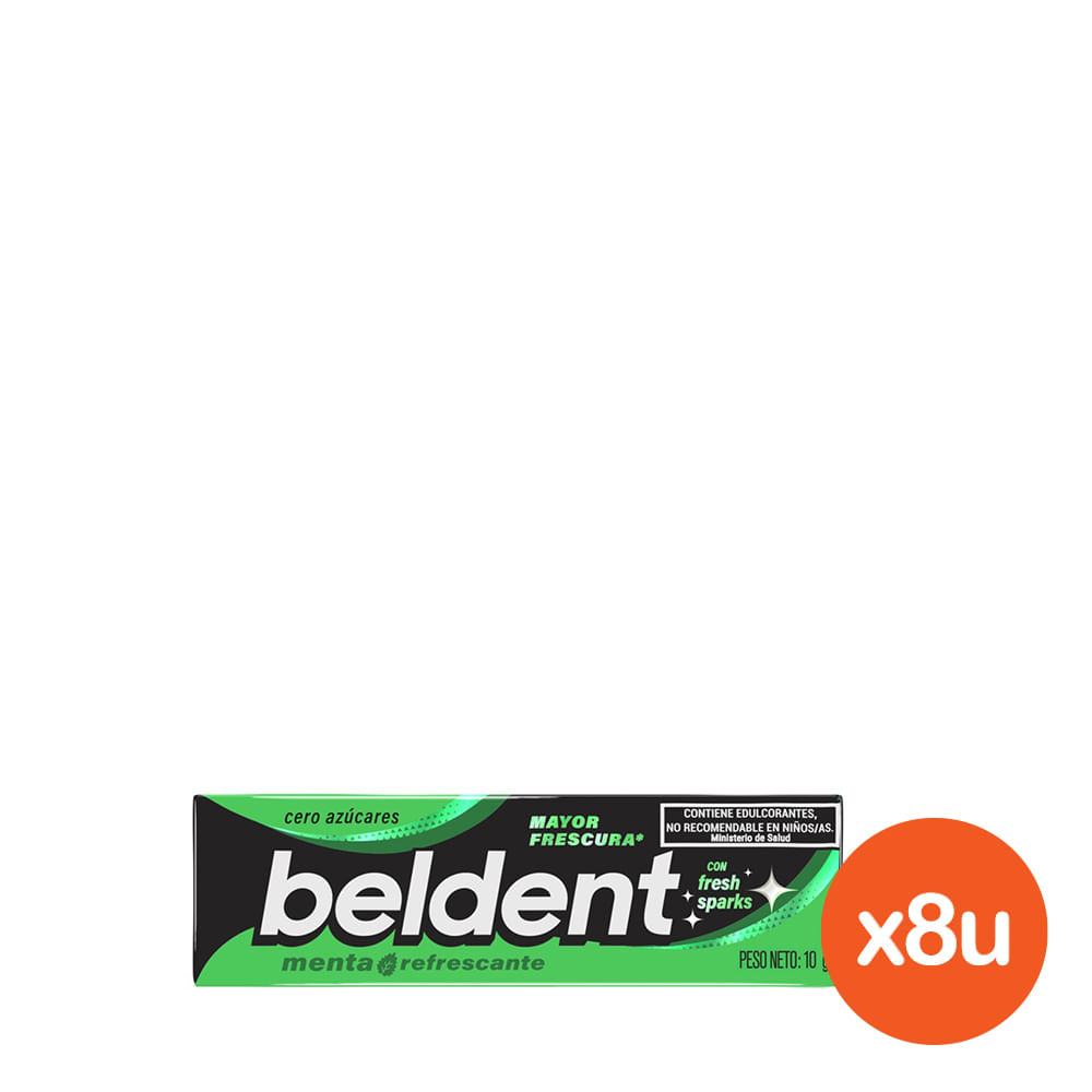 Combo Beldent Chicle de Menta x 8 un - Farmacity