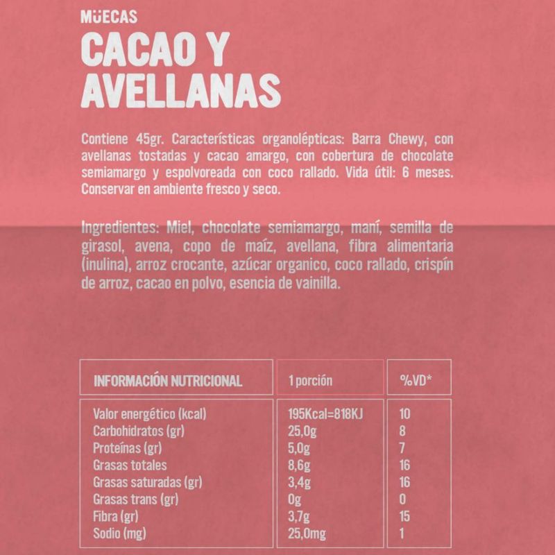 barradecerealmuecascacaoyavellanax45g