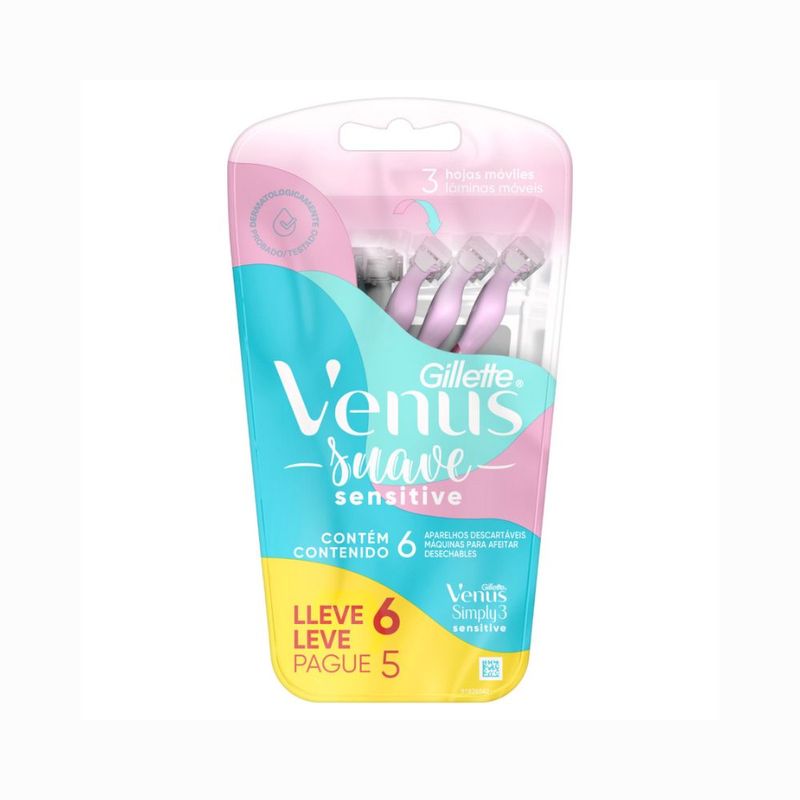 maquina-de-afeitar-venus-suave-sensitive-x-6-un