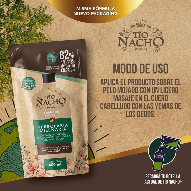 repuesto-economico-shampoo-tio-nacho-herbolaria-milenaria-x-400-ml