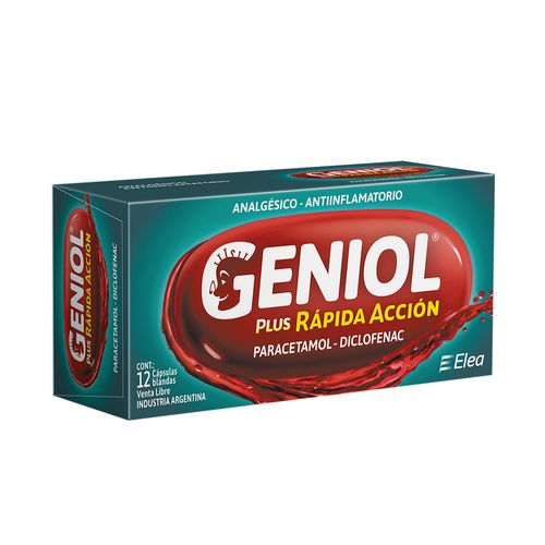 Geniol Plus Paracetamol x 12 Cáps