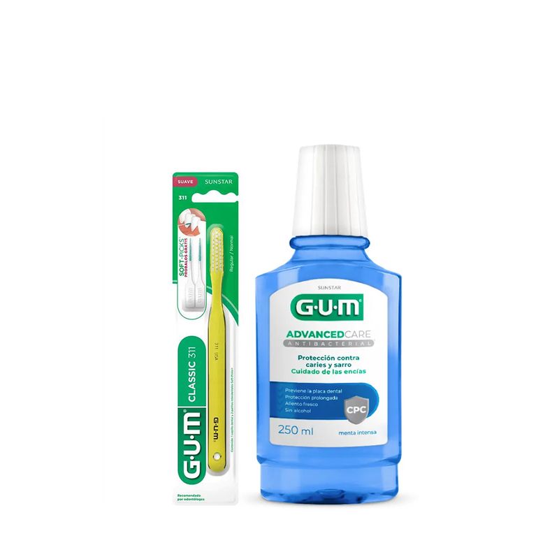 combo-gum-cepillo-dental-classic-311-normal-suave-enjuague-bucal-antibacterial-menta-intensa