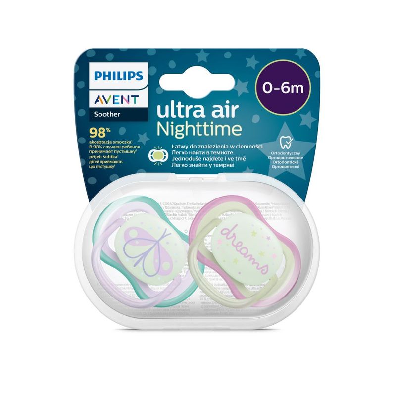 chupetes-avent-nightime-lila-ultra-air-0---6-meses-x-2-un
