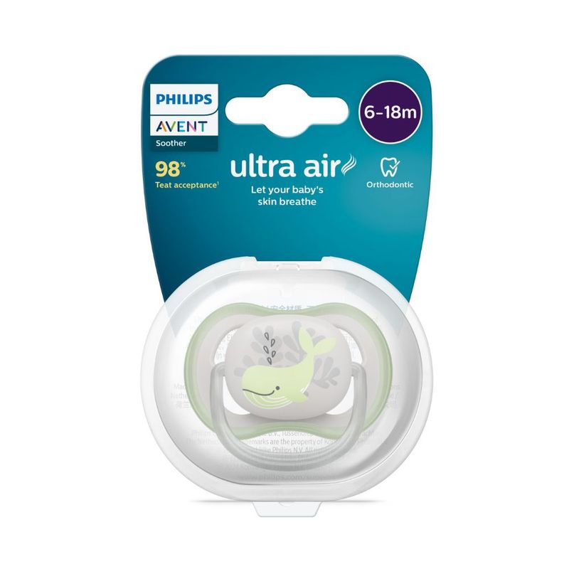 chupete-avent-ballena-gris-ultra-air-deco-6---18-meses